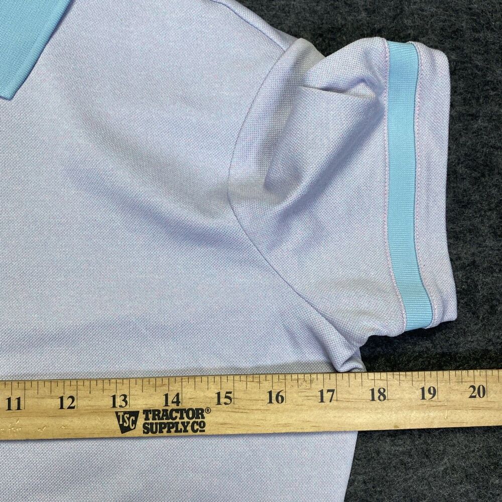 Adidas Women’s Polo Shirt Small Lavender and Teal Golf Athletic Tennis Stretch - Picture 7 of 8